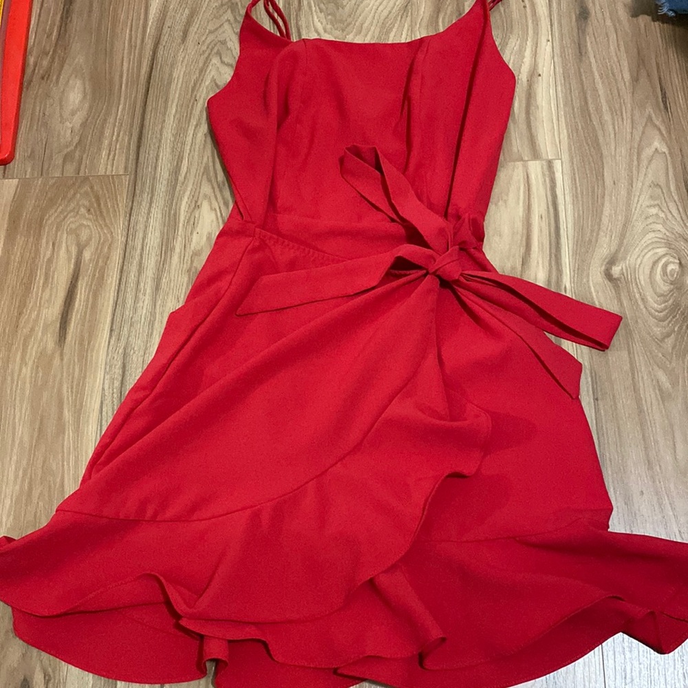 Red dress